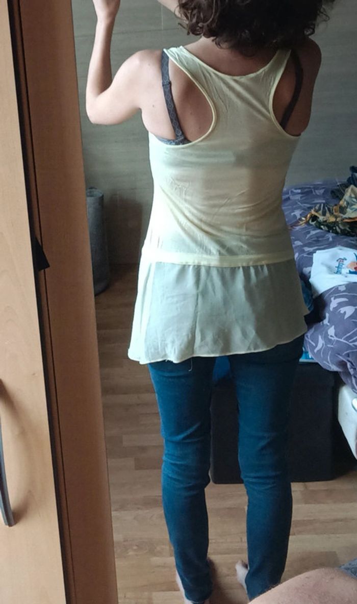 Débardeur long asymétrique taille M 🚺 - photo numéro 2