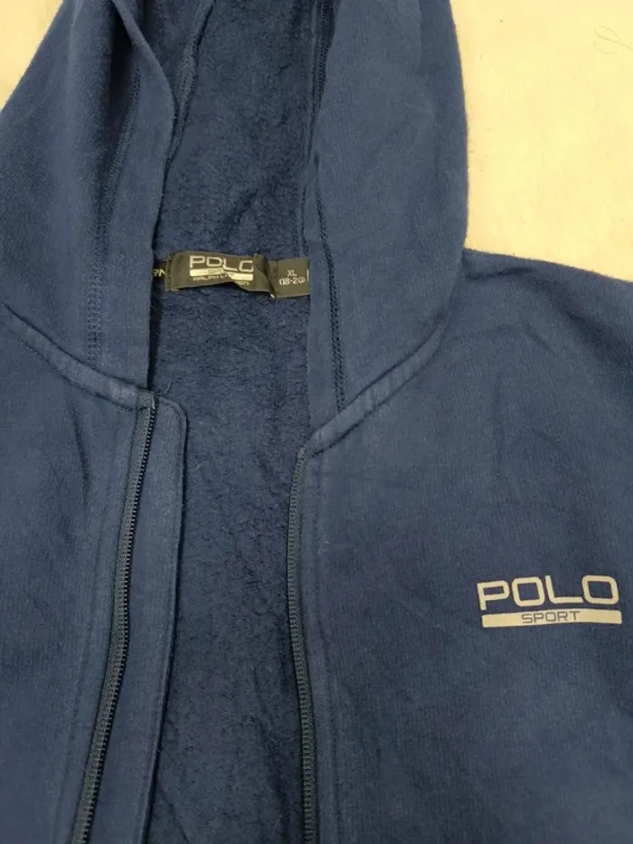 Sweat zippé XL adolescent ou S Homme Ralph Lauren Polo Sport - photo numéro 7