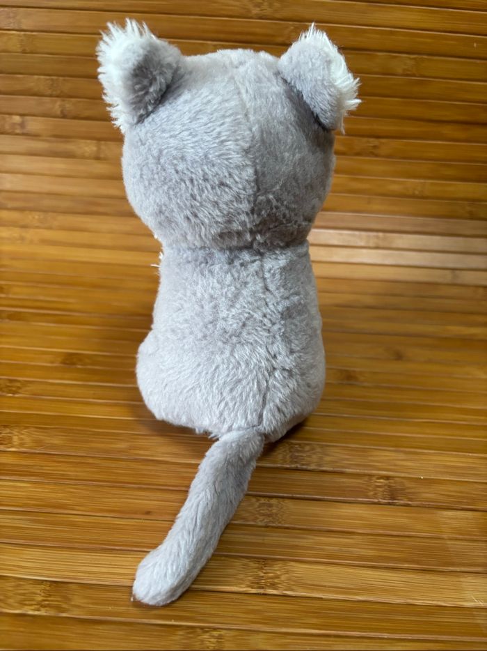 Doudou loup gris blanc sergent major - photo numéro 3