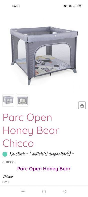 Parc open honey Bear