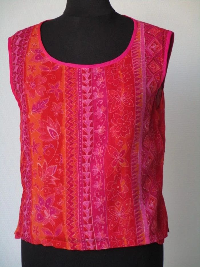 Top voile réversible 38 - photo numéro 2