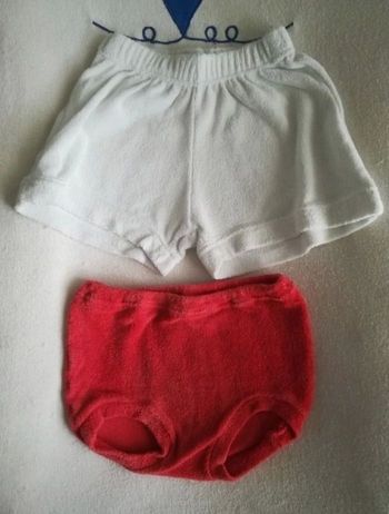 Lot de 2 shorts 6 mois