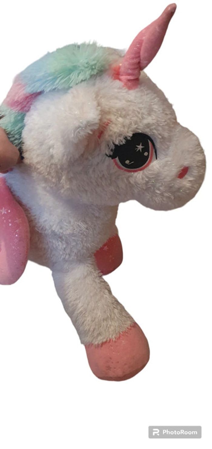 Très grande peluche Licorne - photo numéro 3