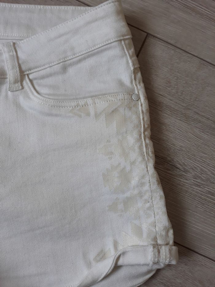 Mini short  blanc Bonobo - photo numéro 2