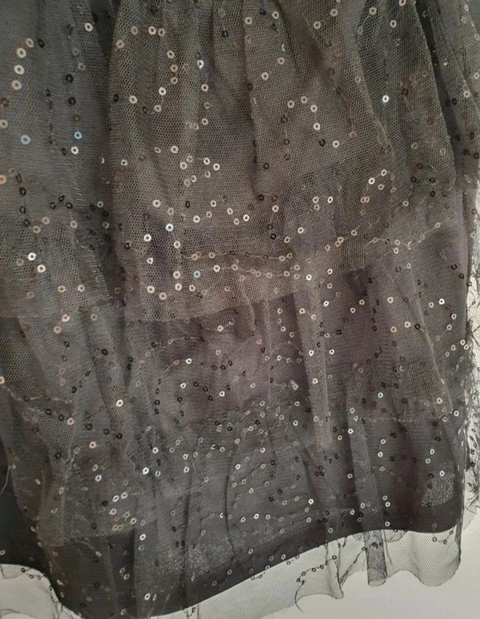 Robe bustier noir paillettes mim taille 34 - photo numéro 3
