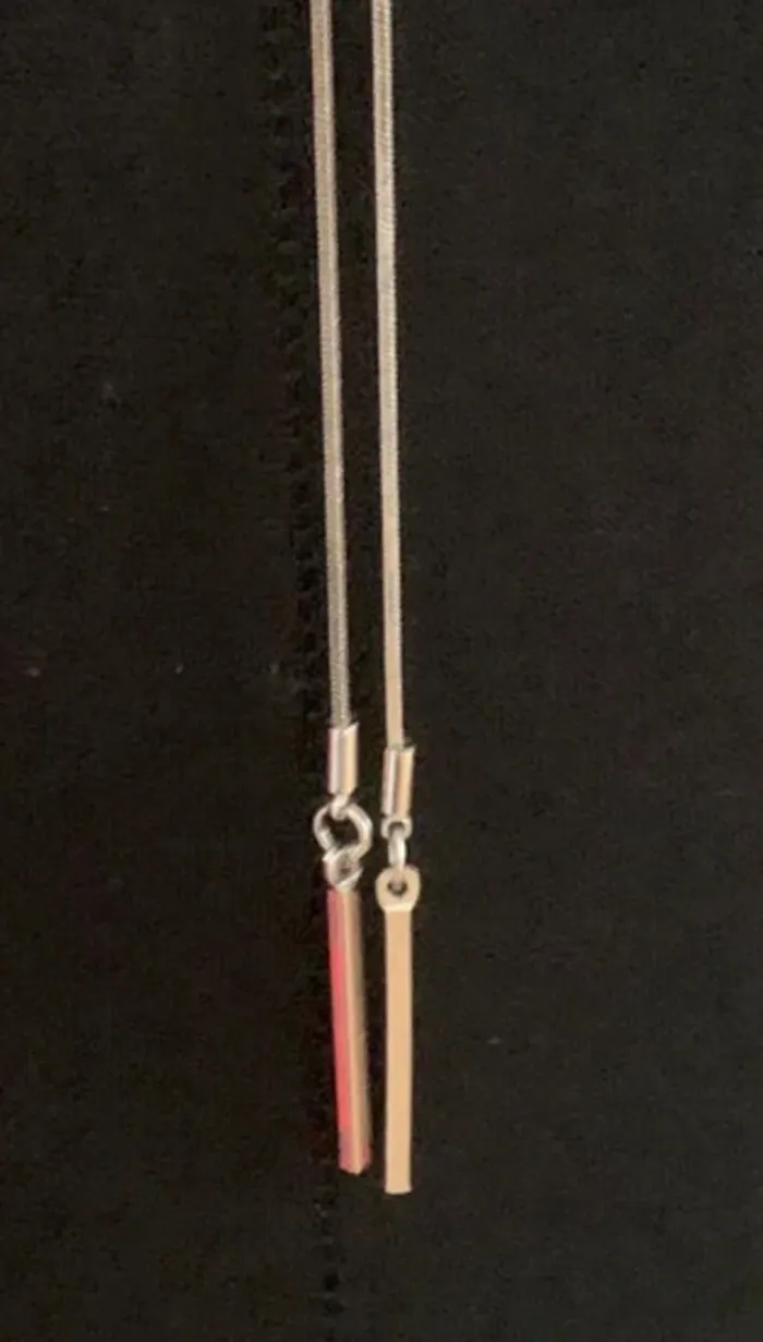 Collie vintage style cravate acier inoxydable 🍭🍭 - photo numéro 5