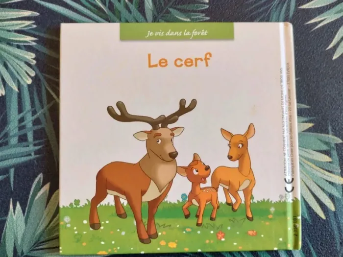 Livre enfant Le cerf, je vis dans la forêt - photo numéro 3