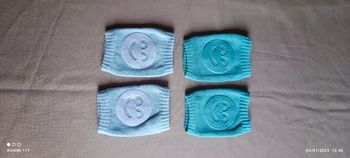 Protège genoux bébé genouillères bébé anti dérapant Bleu+ Bleu ciel