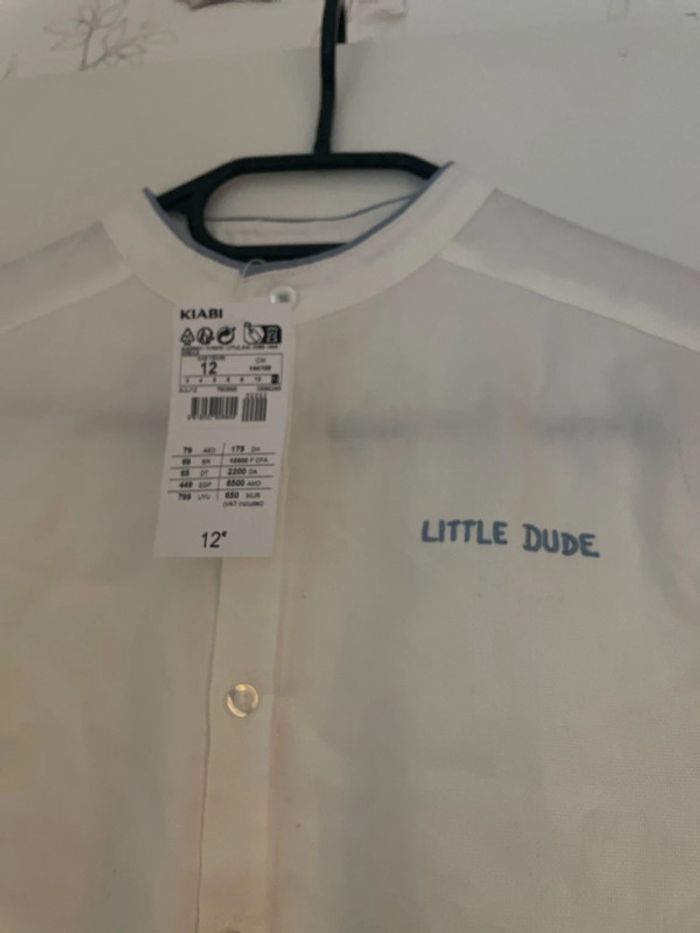 Chemise blanche garçon - photo numéro 2