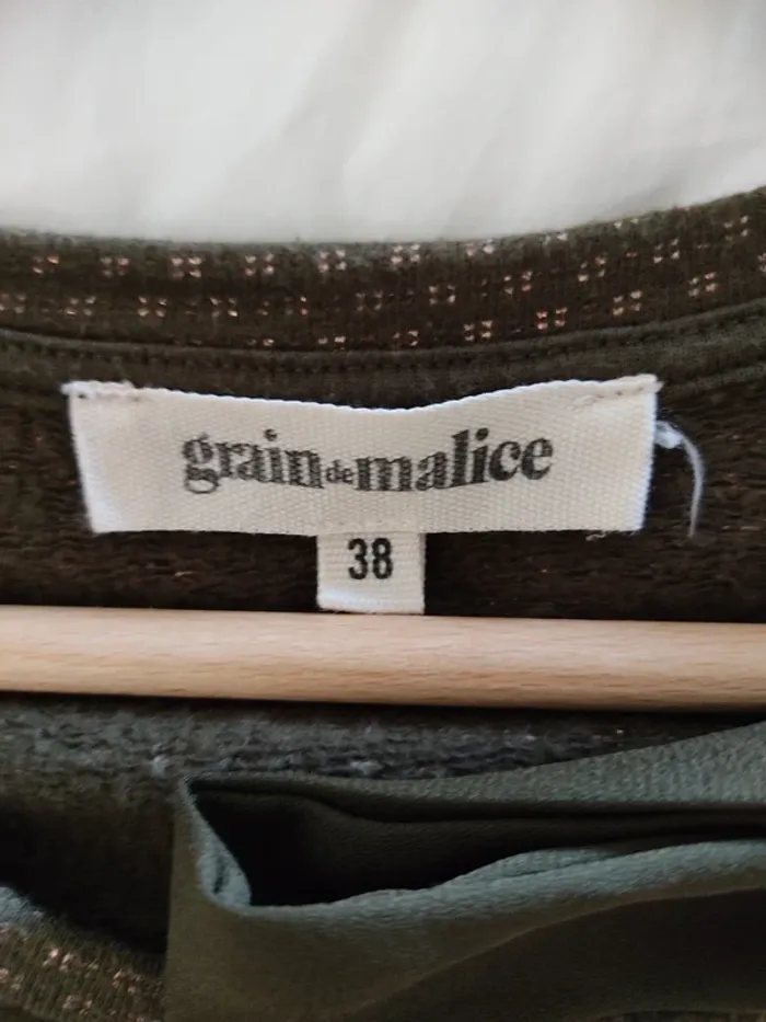 Robe grain de malice kaki M - photo numéro 4