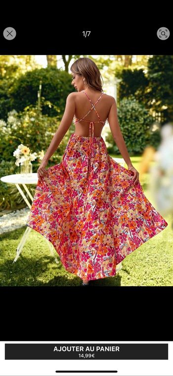 Robe fleurie
