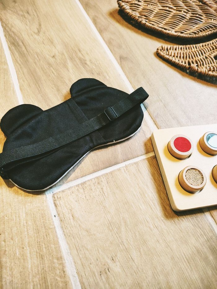 👋 Memo tactile/Jeu de textures en bois couleurs et matières différentes - photo numéro 3