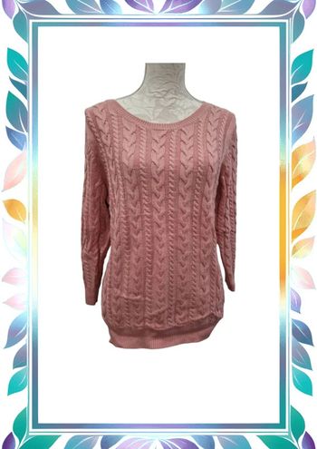 Pull hiver rose clair pâle H&M taille L 40