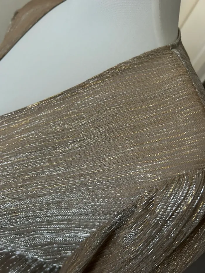Pablo top haut blouse doré femme, taille 38 - photo numéro 3