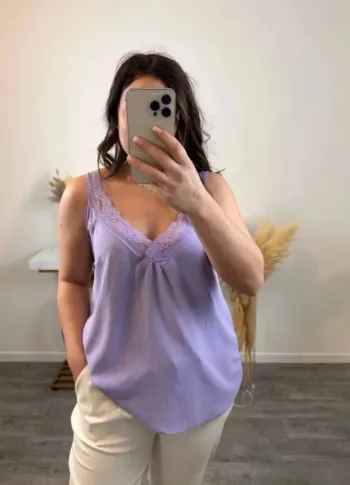 Débardeur dentelle