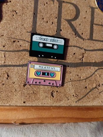 Pins cassettes vintages