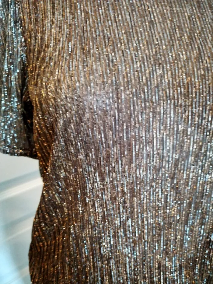 Top kiabi marron doré taille 34 neuf - photo numéro 4