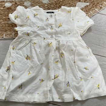 Robe fleuries en lin