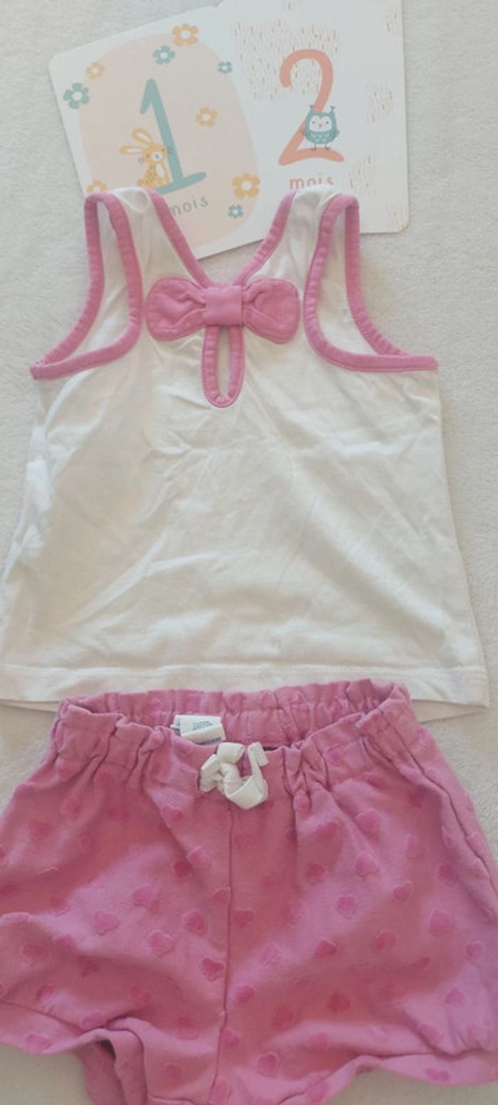 Ensemble bébé fille été 12 mois - photo numéro 2