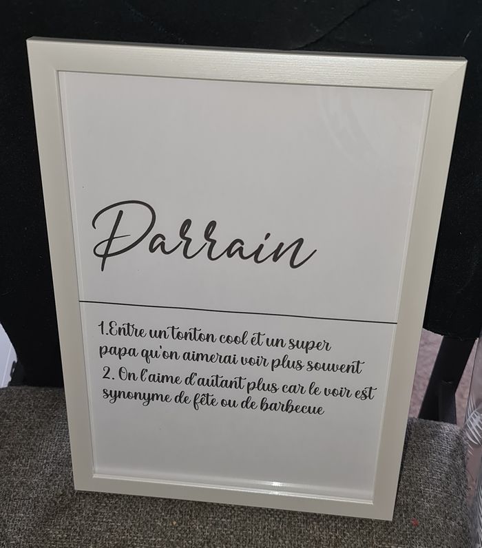 Cadeau parrain personnalisé
