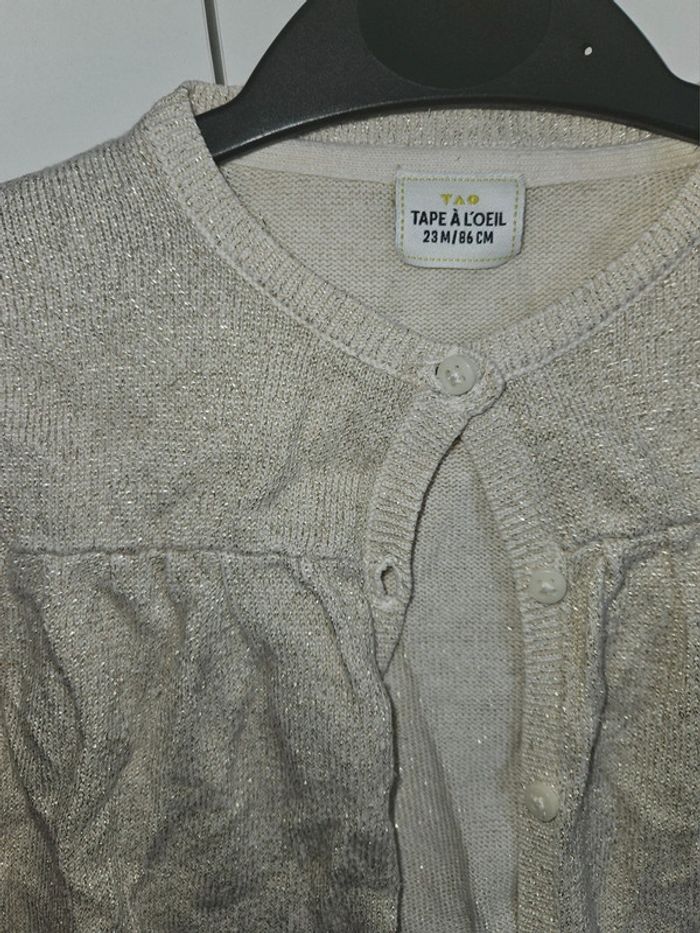 Gilet doré magnifique – Tape à l'œil – 23 mois (86 cm) - photo numéro 3