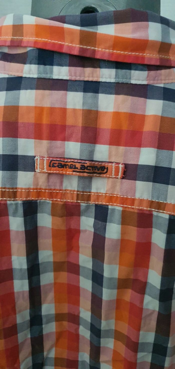 Chemise à carreaux homme camel active 2xl - photo numéro 5