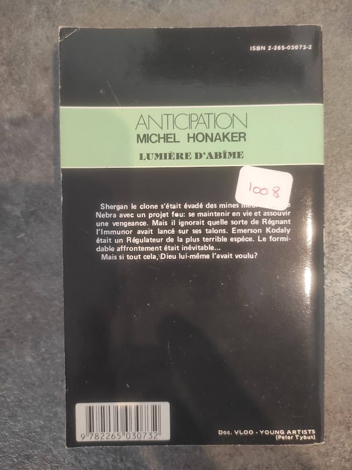 Lumière d'abîme Michel Honaker Fleuve Noir Anticipation 1402 1985 - photo numéro 3