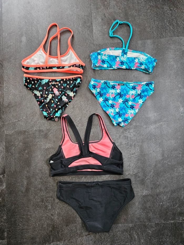 3 maillots de bain fille 10 ans - photo numéro 2