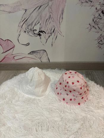 Lot de 2 chapeaux fille