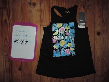 débardeur orchestra taille 10 ans neuf