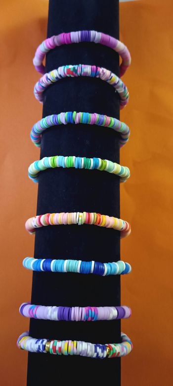 Bracelet perle plates