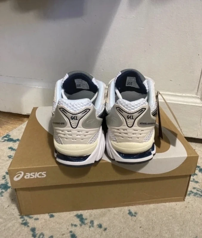 Asics Gel-Kayano 14 Blanc Argent Noir 45 - photo numéro 4