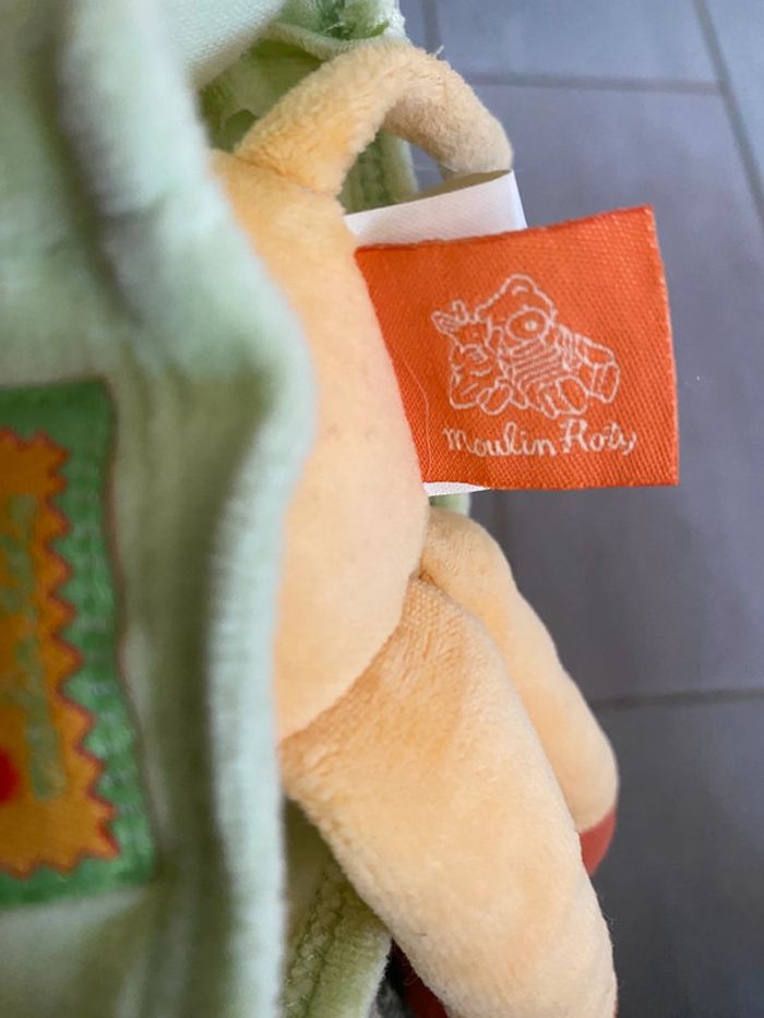 Doudou girafe Moulin Roty les loustics 30cm - photo numéro 5