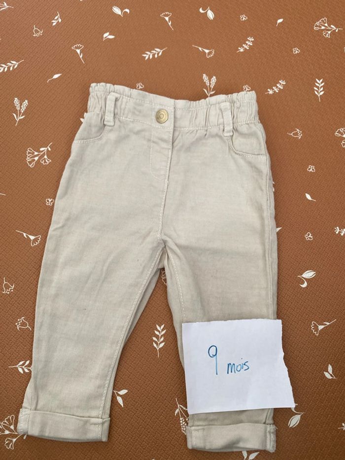 Pantalon paper bag 9 mois