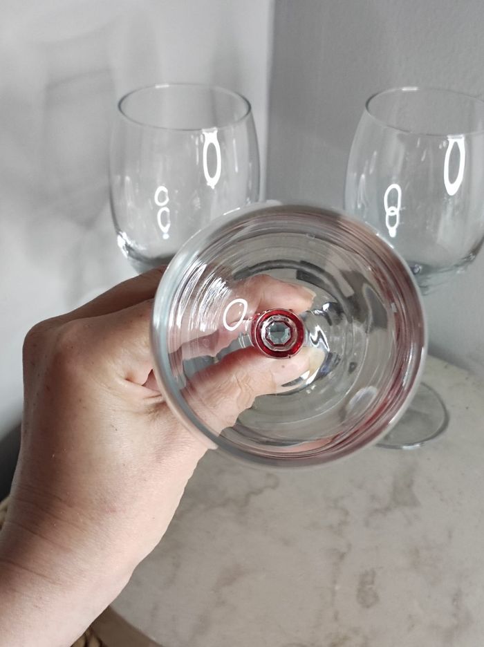 Verres perle à facettes - photo numéro 3