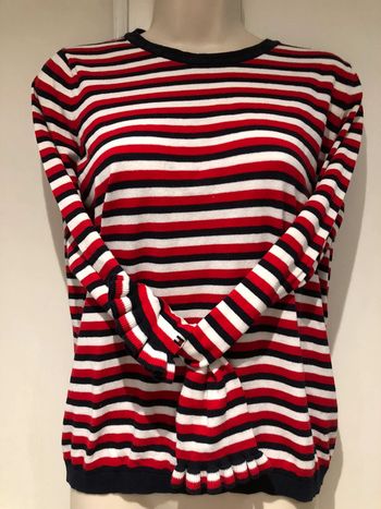 Pull Tommy Hilfiger taille xs Bleu blanc rouge