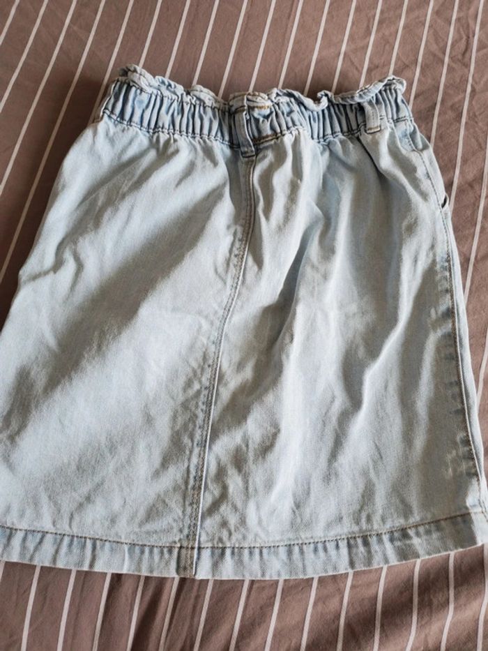 Jupe en jean taille élastique 10 ans - photo numéro 3