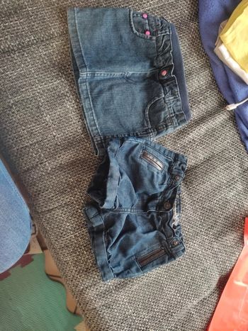 Jupe et short en jeans 12 mois