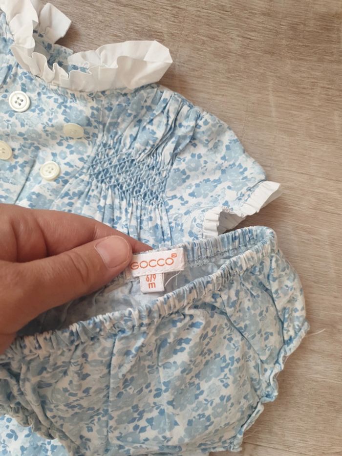 Ensemble robe et bloomer gocco 6/9m - photo numéro 5
