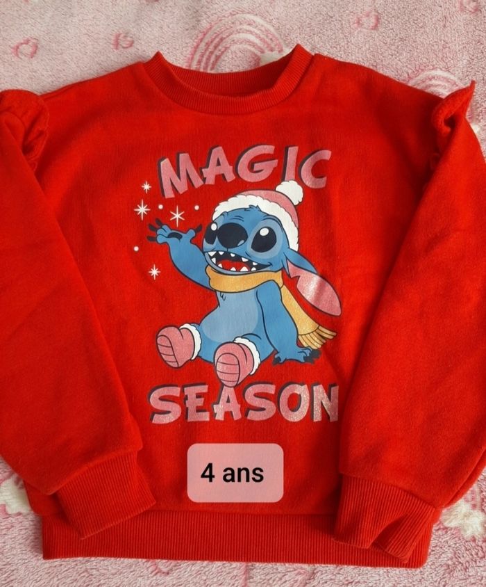 Sweat 4 ans Disney Stitch