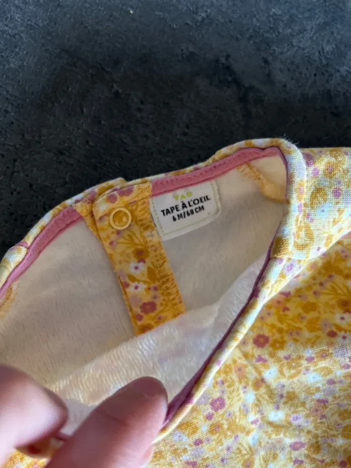 Ensemble pantalon et sweat bébé fille, tape à l’oeil, 6 mois - photo numéro 2