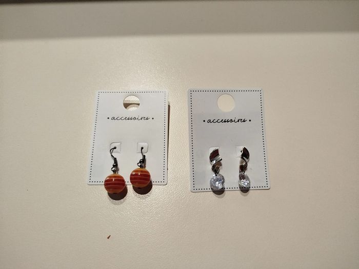 Lot boucles d'oreilles
