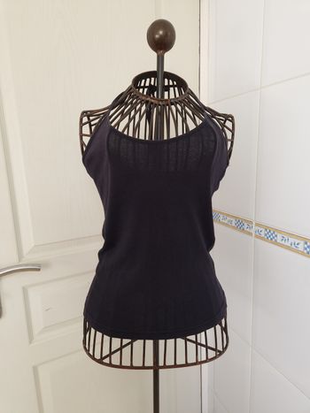 Haut a épaules dénudé noir femme tex taille M/38