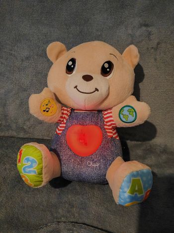 Peluche interactive Chicco -" Teddy" éducative