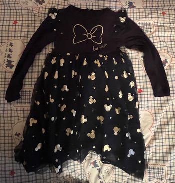 Robe Minnie bleue marine pailletée