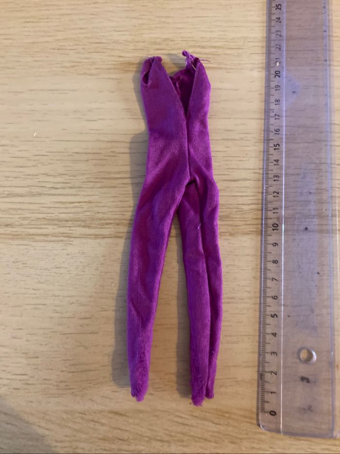 Barbie poupée Mattel superdance 1982 combinaison violette vêtement habit - photo numéro 4