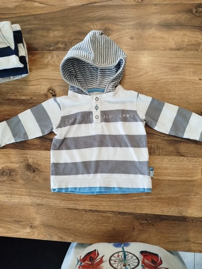6 mois Tee shirts manches longues+ bodys - photo numéro 6