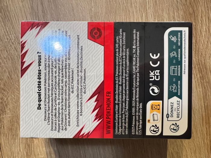 Boosters Pokémon EV10 – Rivalités Destinées – Neufs & Scellés - photo numéro 2