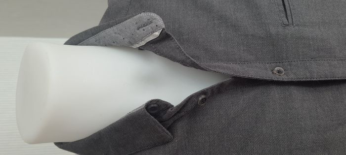 Chemise homme grise "Kiabi" taille L - photo numéro 2