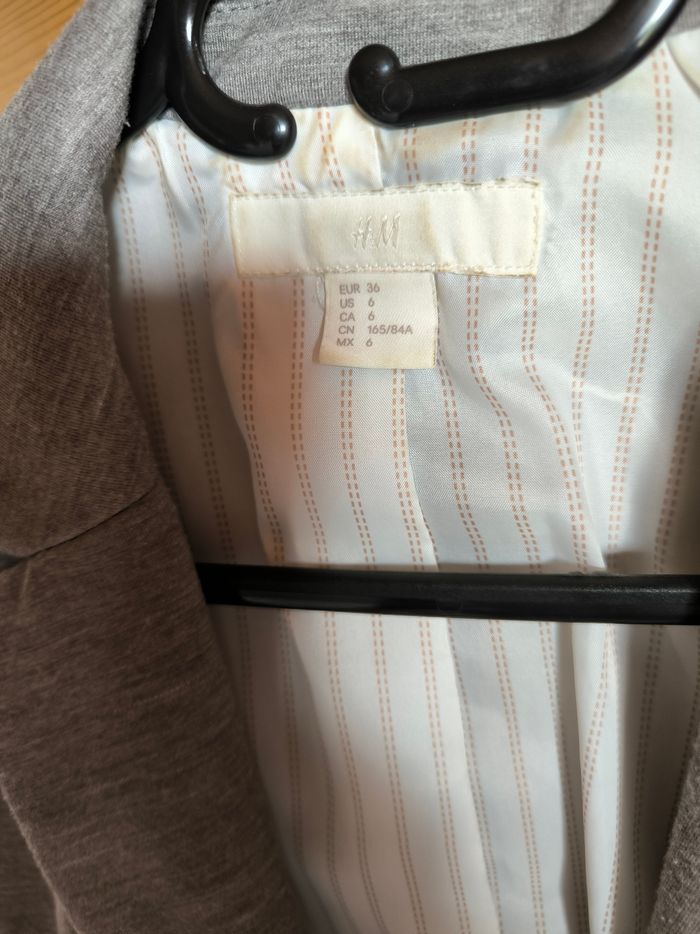 Veste tailleur gris 36 - photo numéro 2